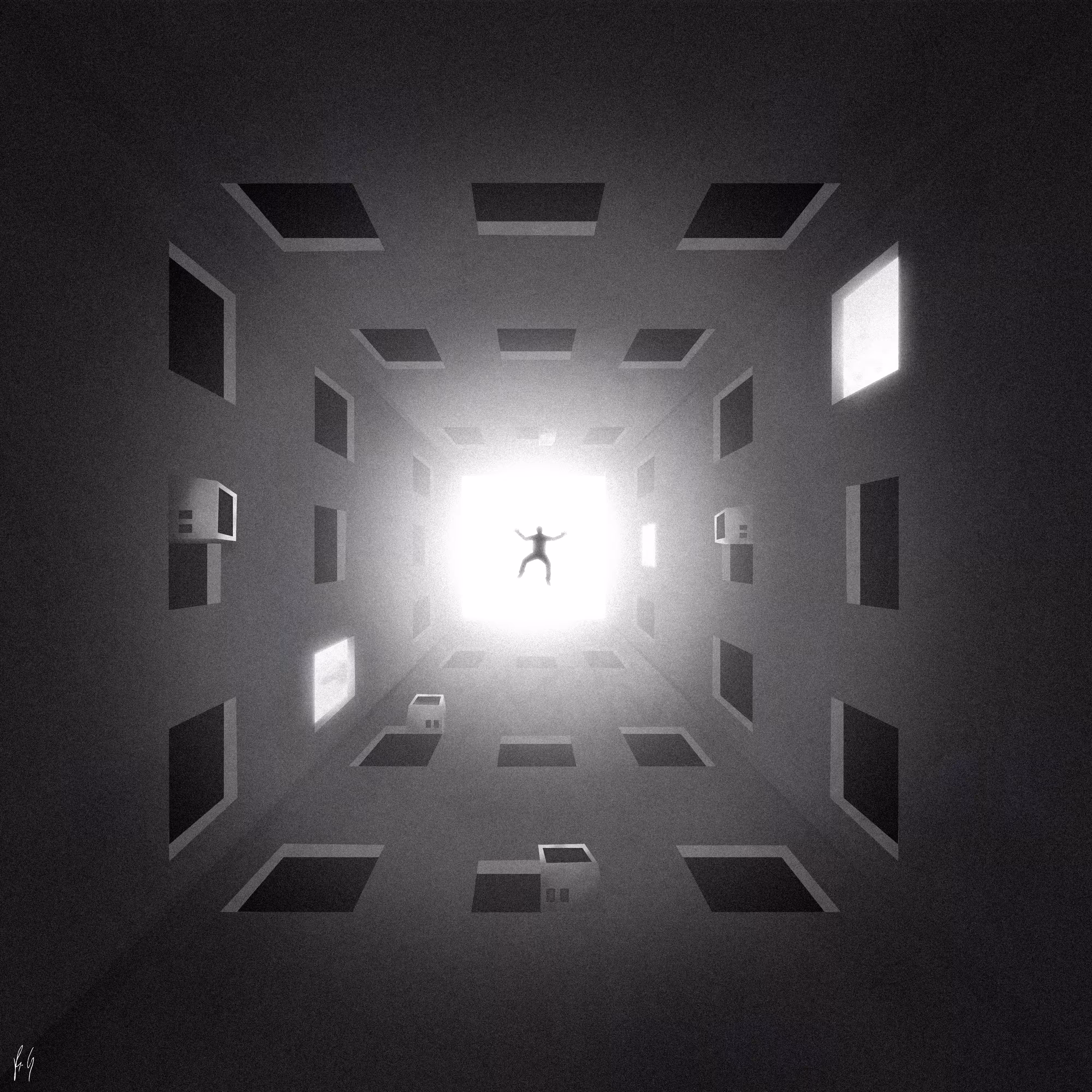 into the light