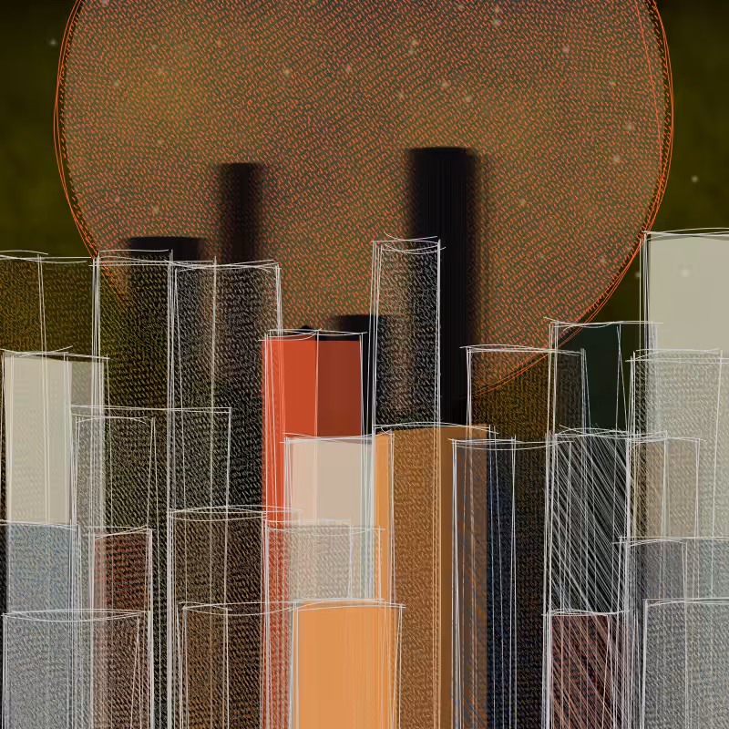 hastily-drawn cityscape sketch #81