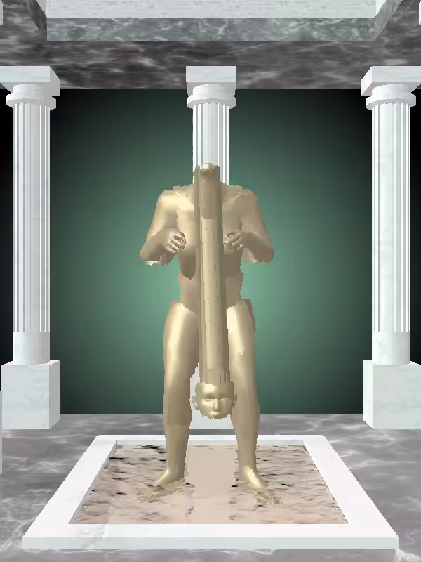 HeavenComputer: The Old Faded Gold Woman #1954