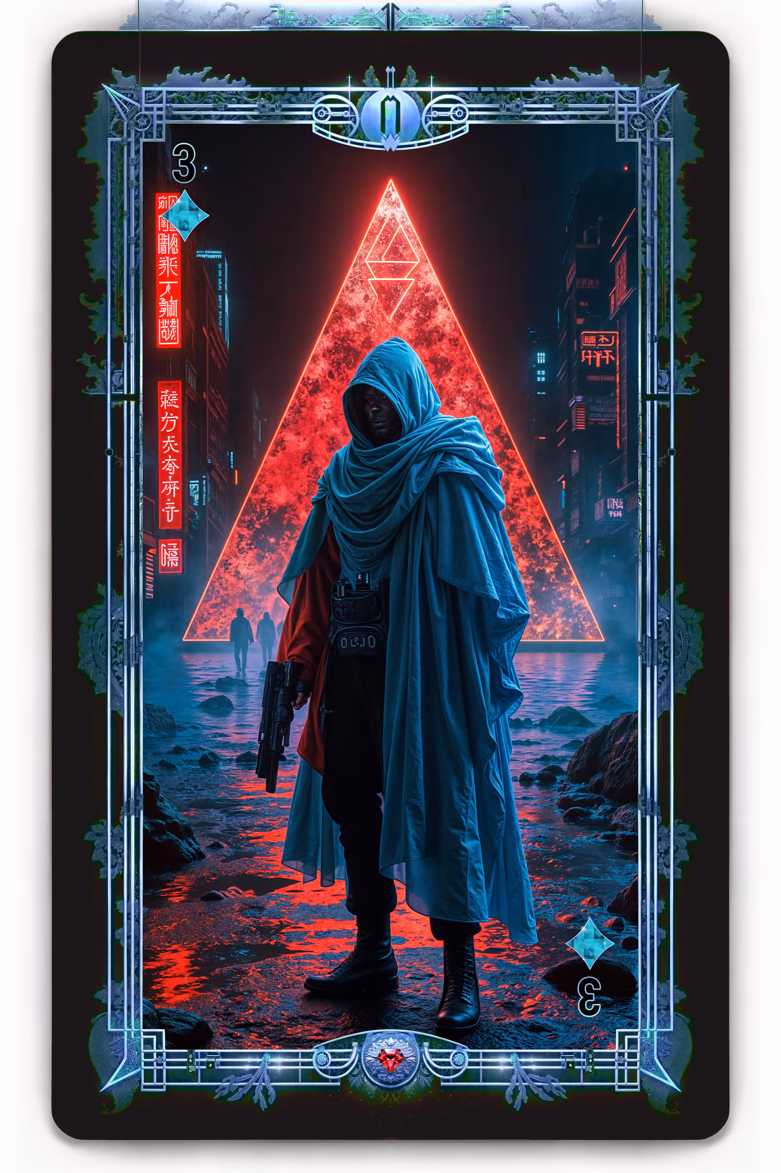 Three of Diamonds