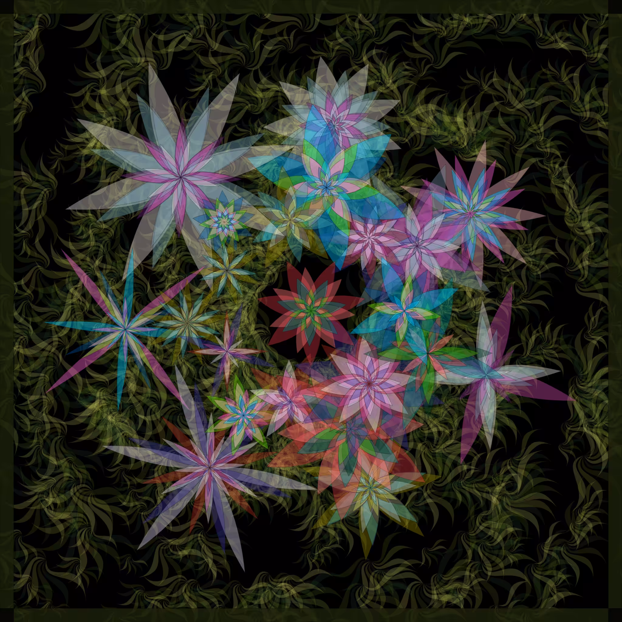 Bezier Garden #65