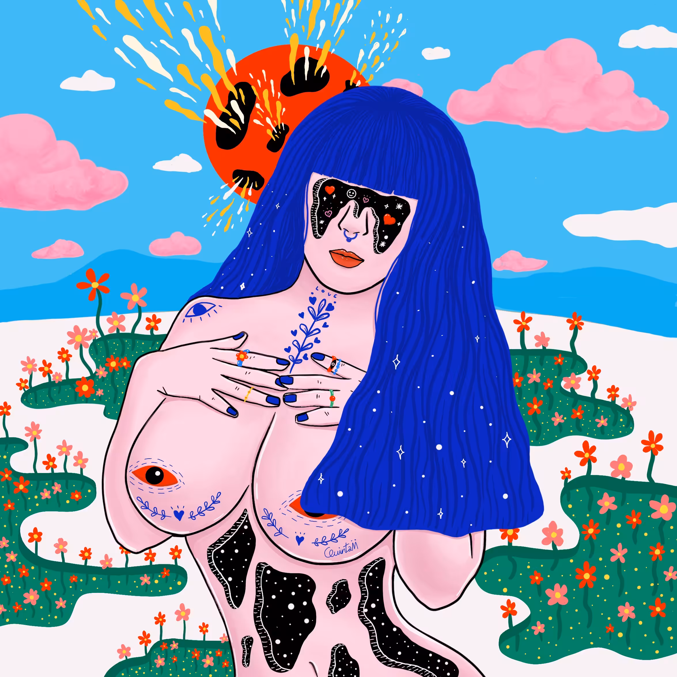 Use your heart look