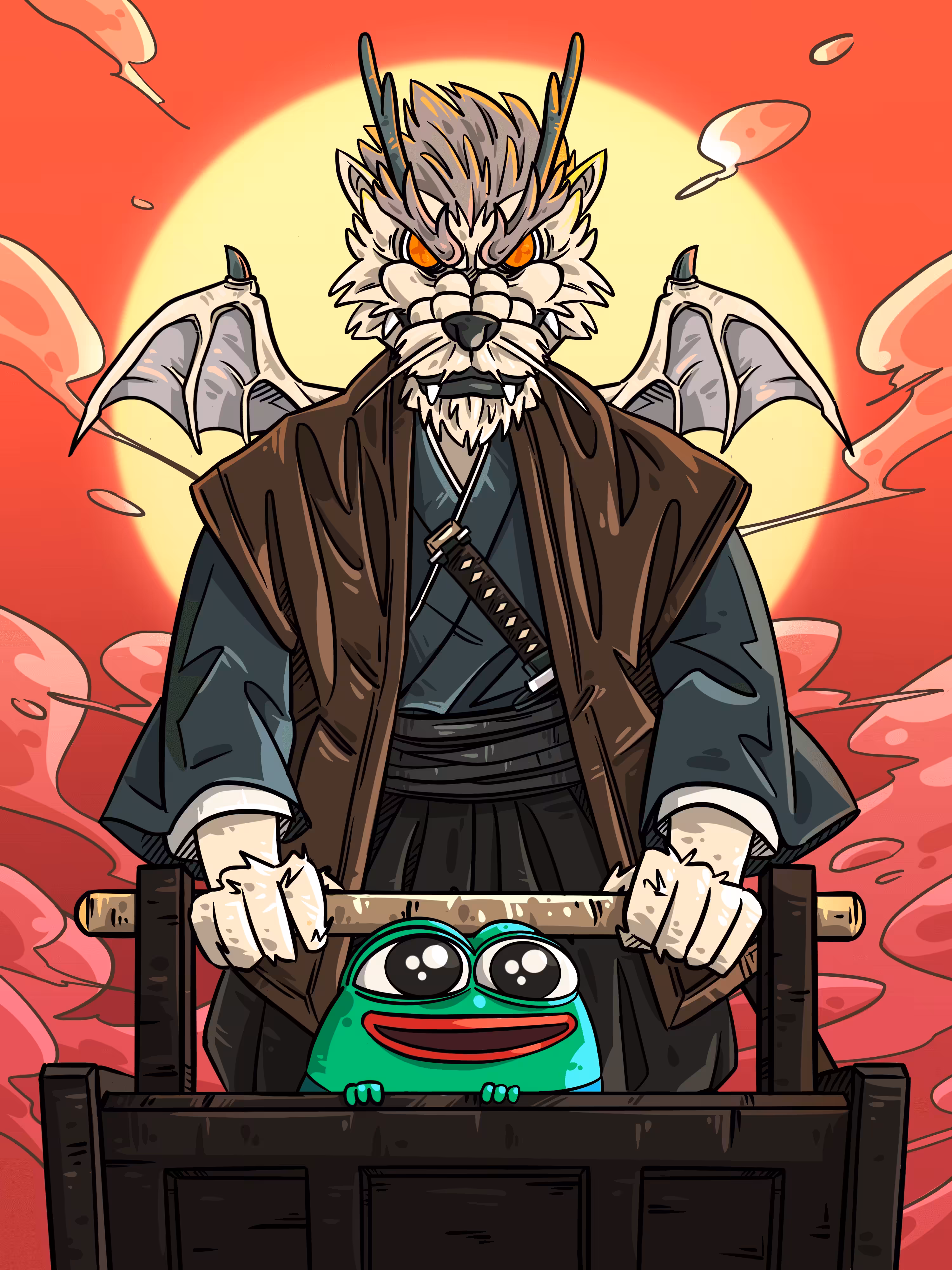 Lone Dragon and Pepe Cub