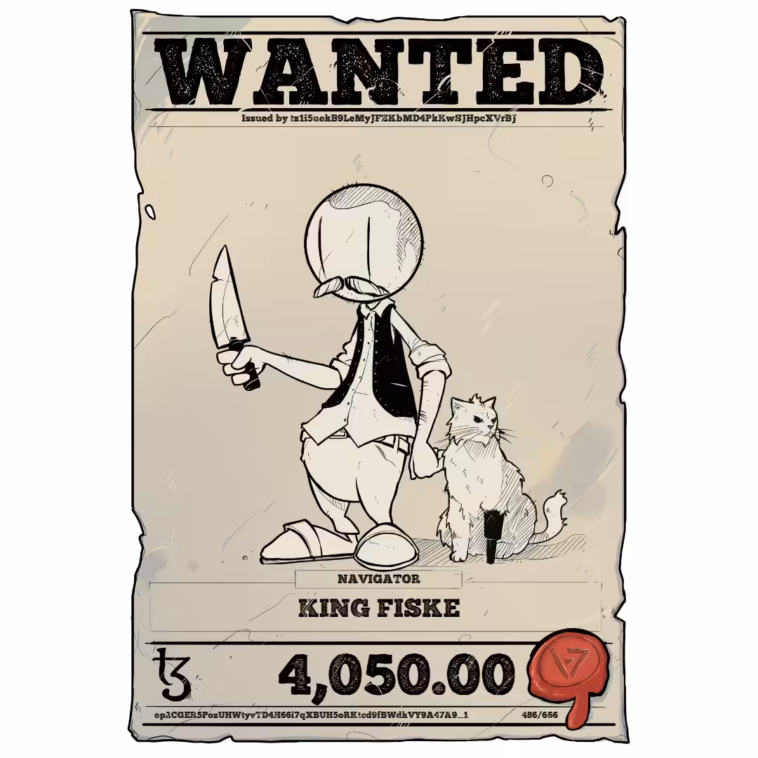 KING FISKE | TEZOS PIRATE 486/666