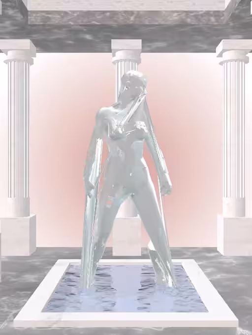 HeavenComputer: The Shooter Chronos Chrome Woman #6131
