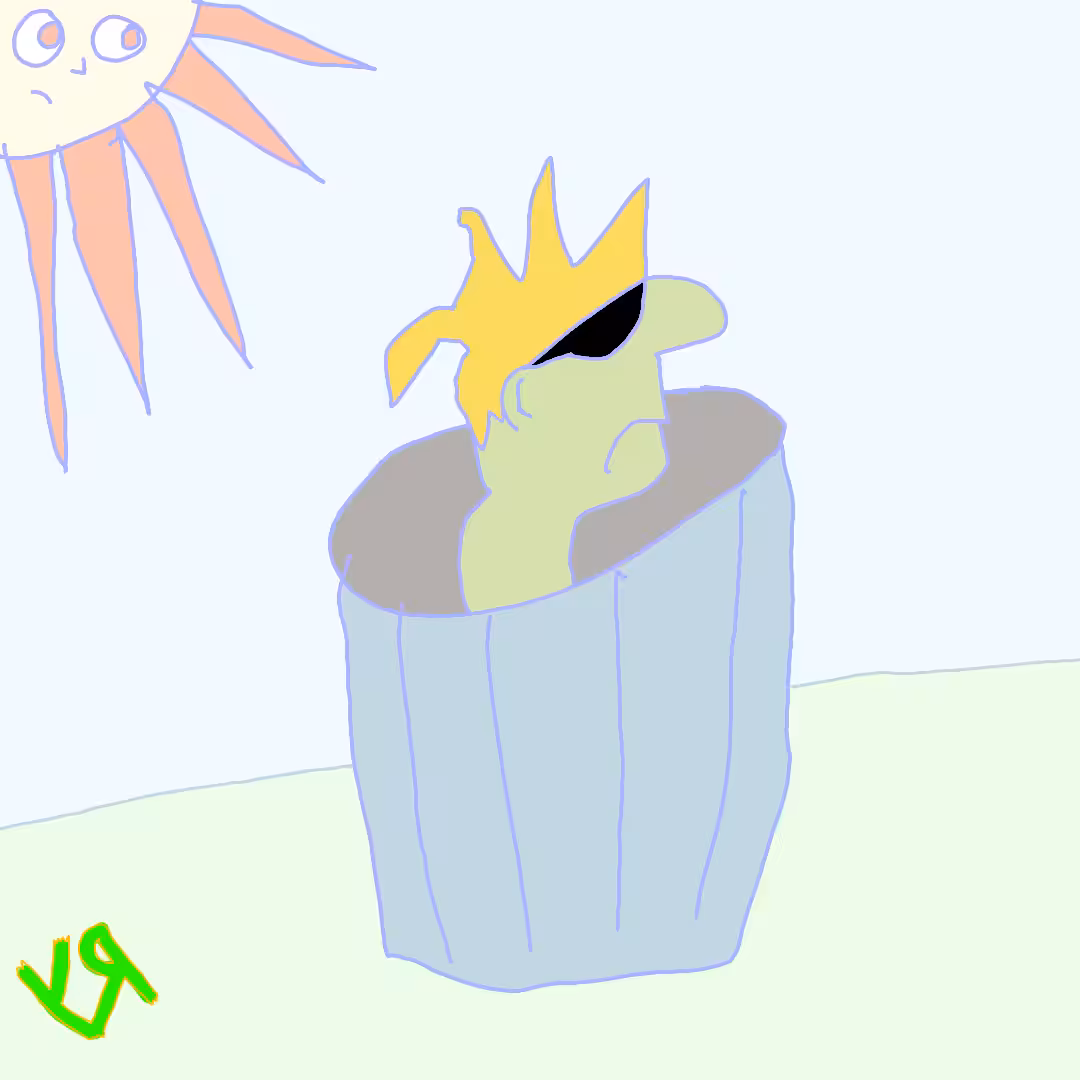 "Woke Up Naked in a Trash Can (Again)" by Richard F. Yates (Holy Fool)