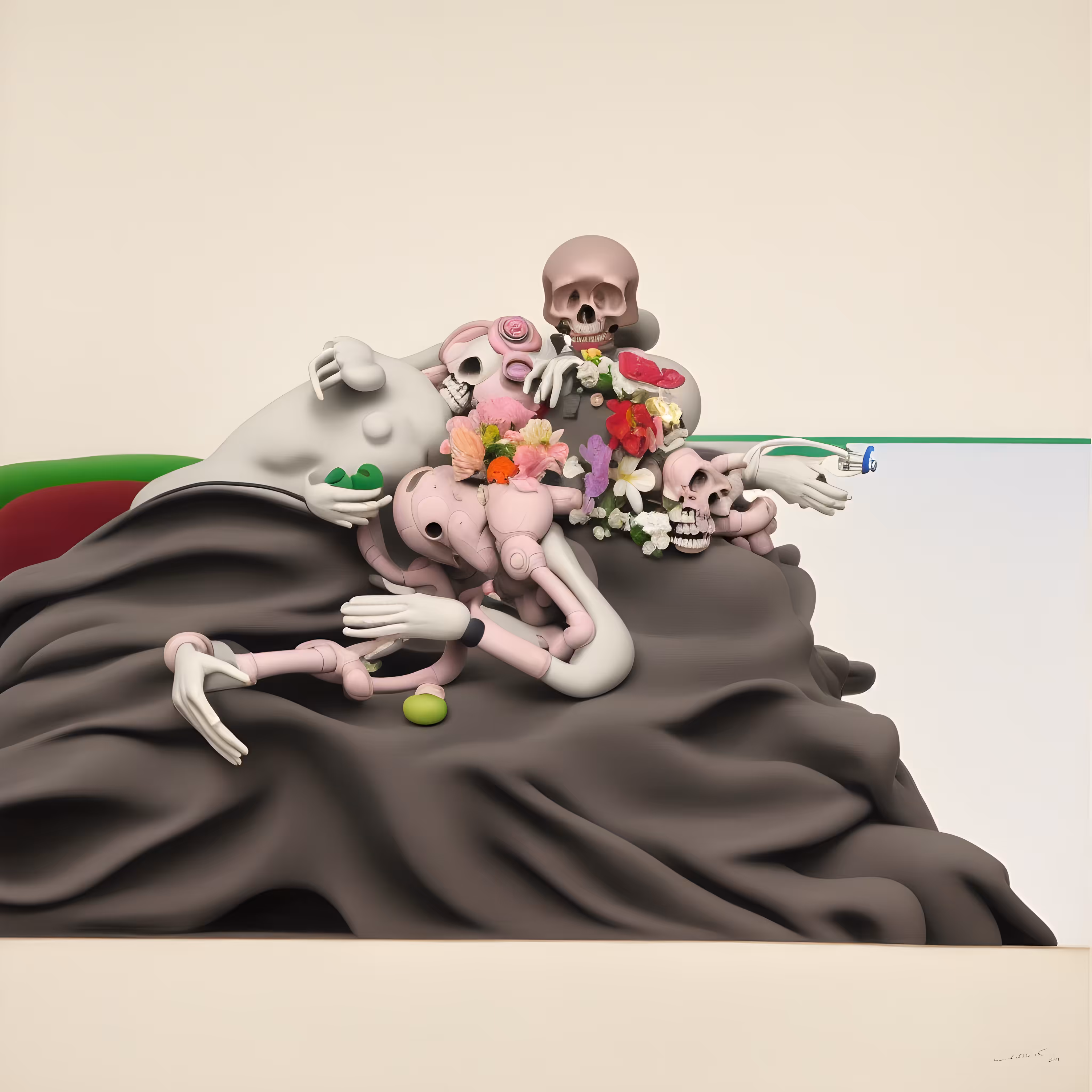 Study for Henrietta Moraes on White Ground, after Bacon