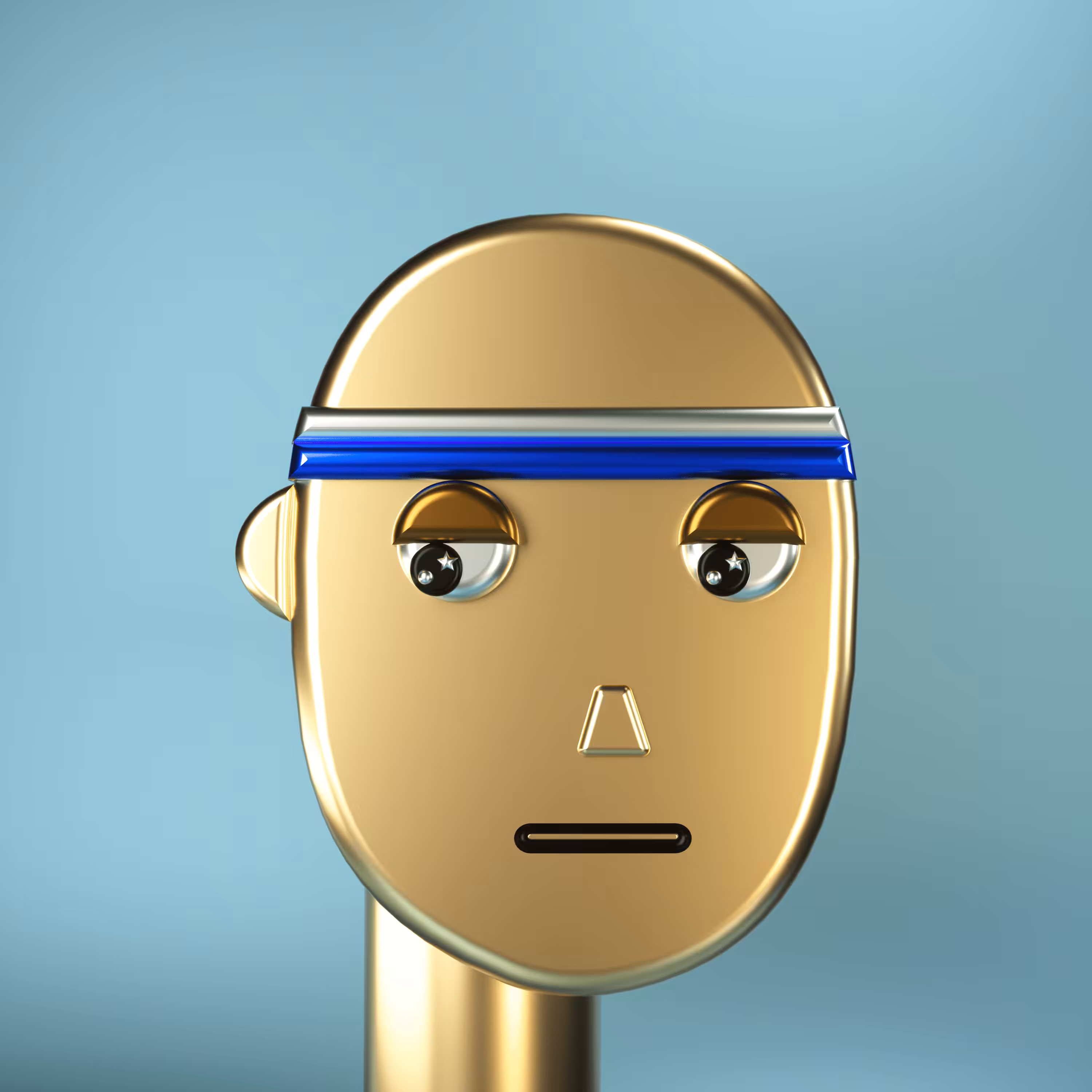 3D Chrome Punks: 3D Chrome Punk #0069