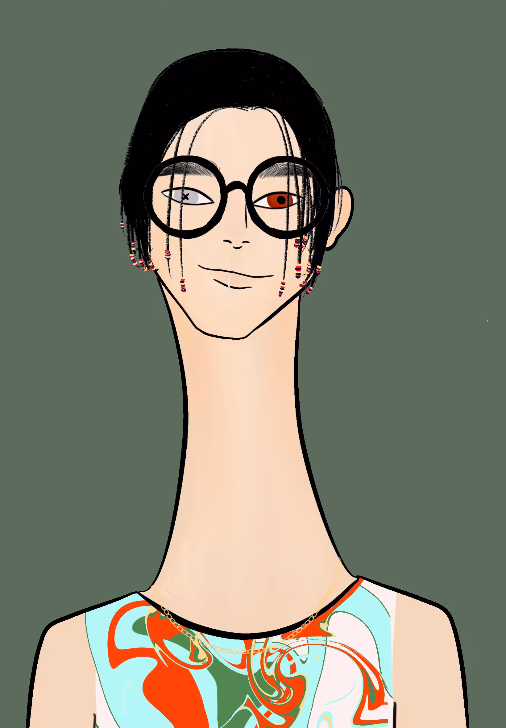 Long Neckie Fellas #1159