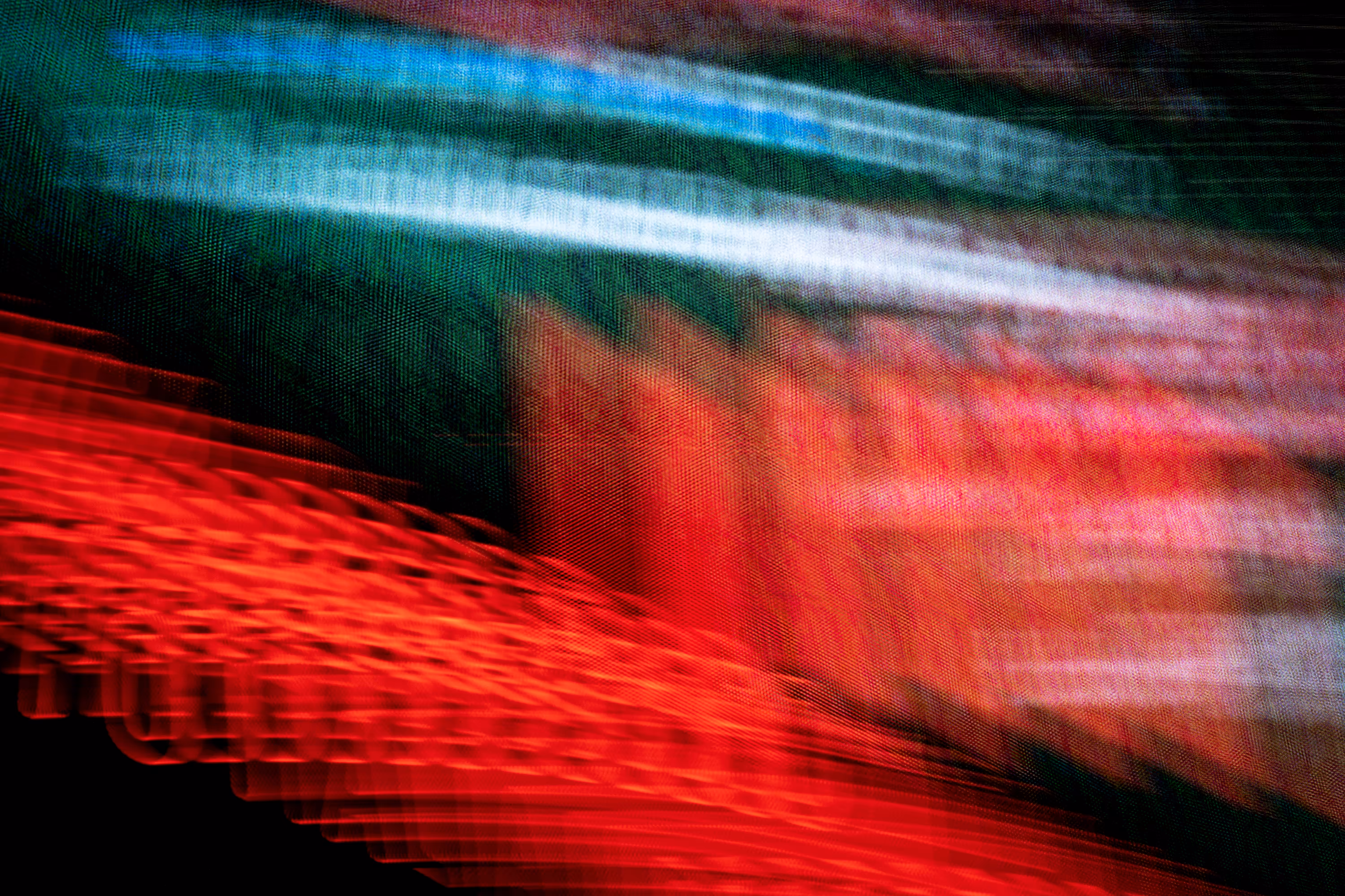 Red:Cyan:Green|Canvas Transmissions of Light
