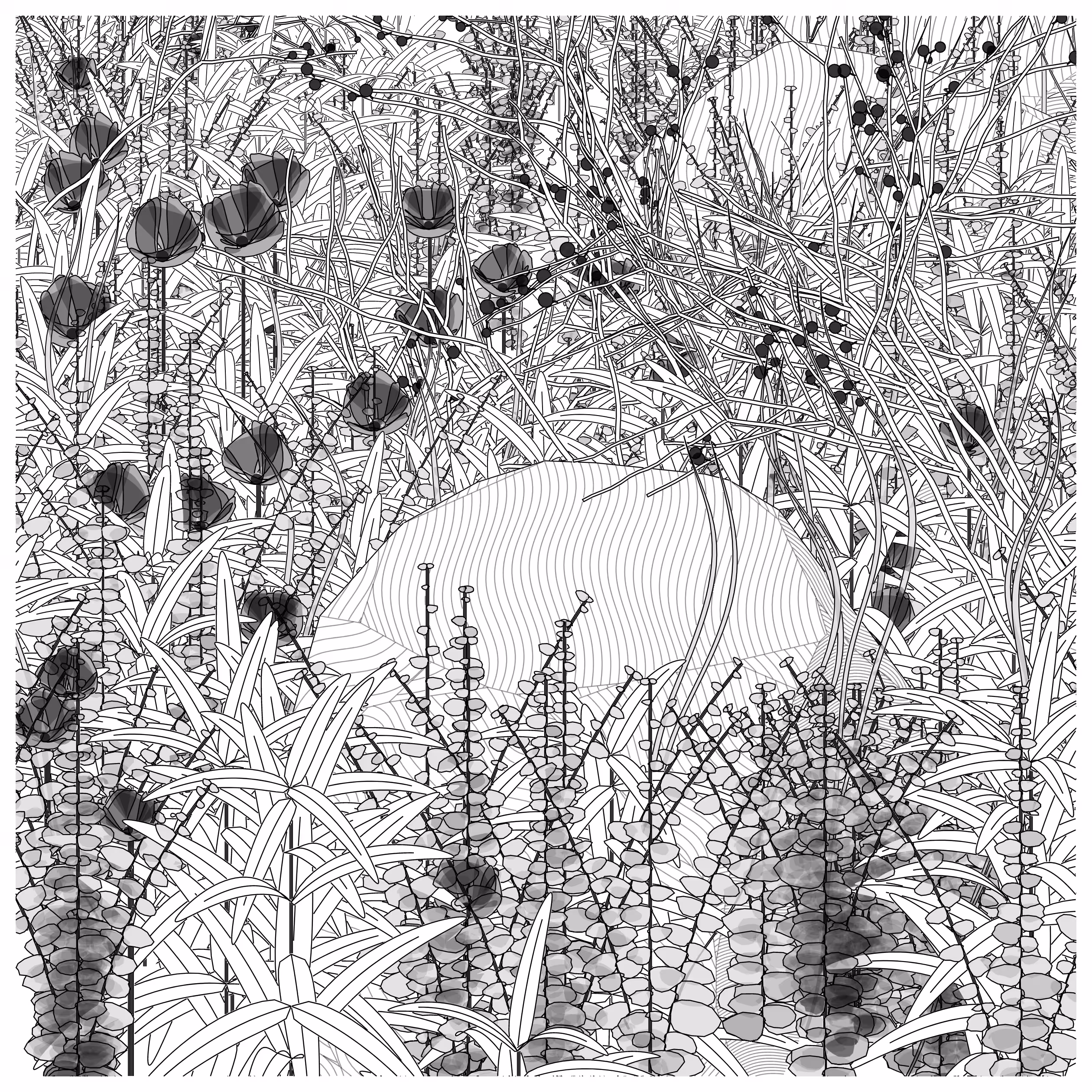 Garden, Monoliths #209