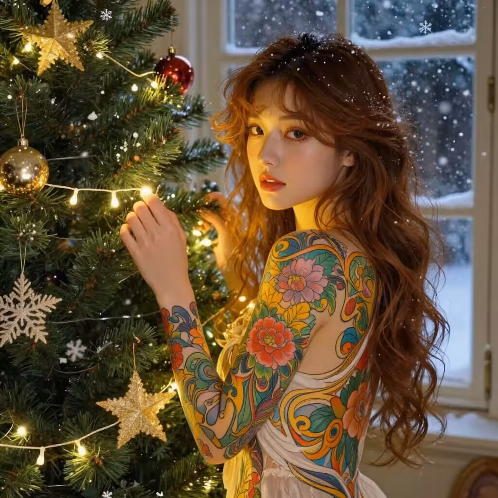 Ink & Evergreen Glow