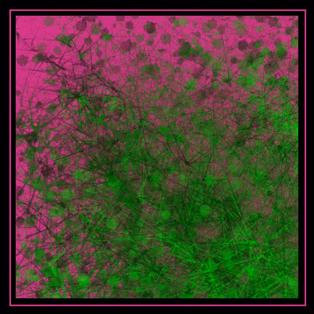 Abstract painting - vegetation #15