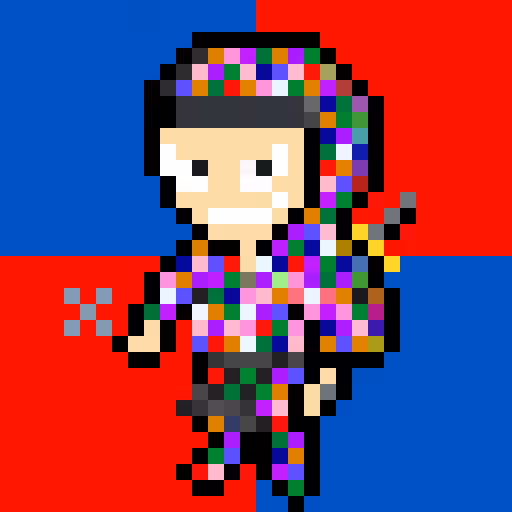 CRYPTONINJAS PIXEL 011 - fashion colorful ninja -