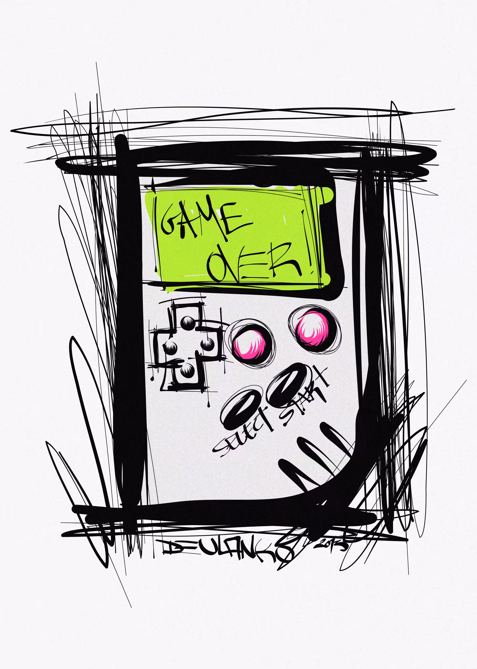 GAMEBOY game over!