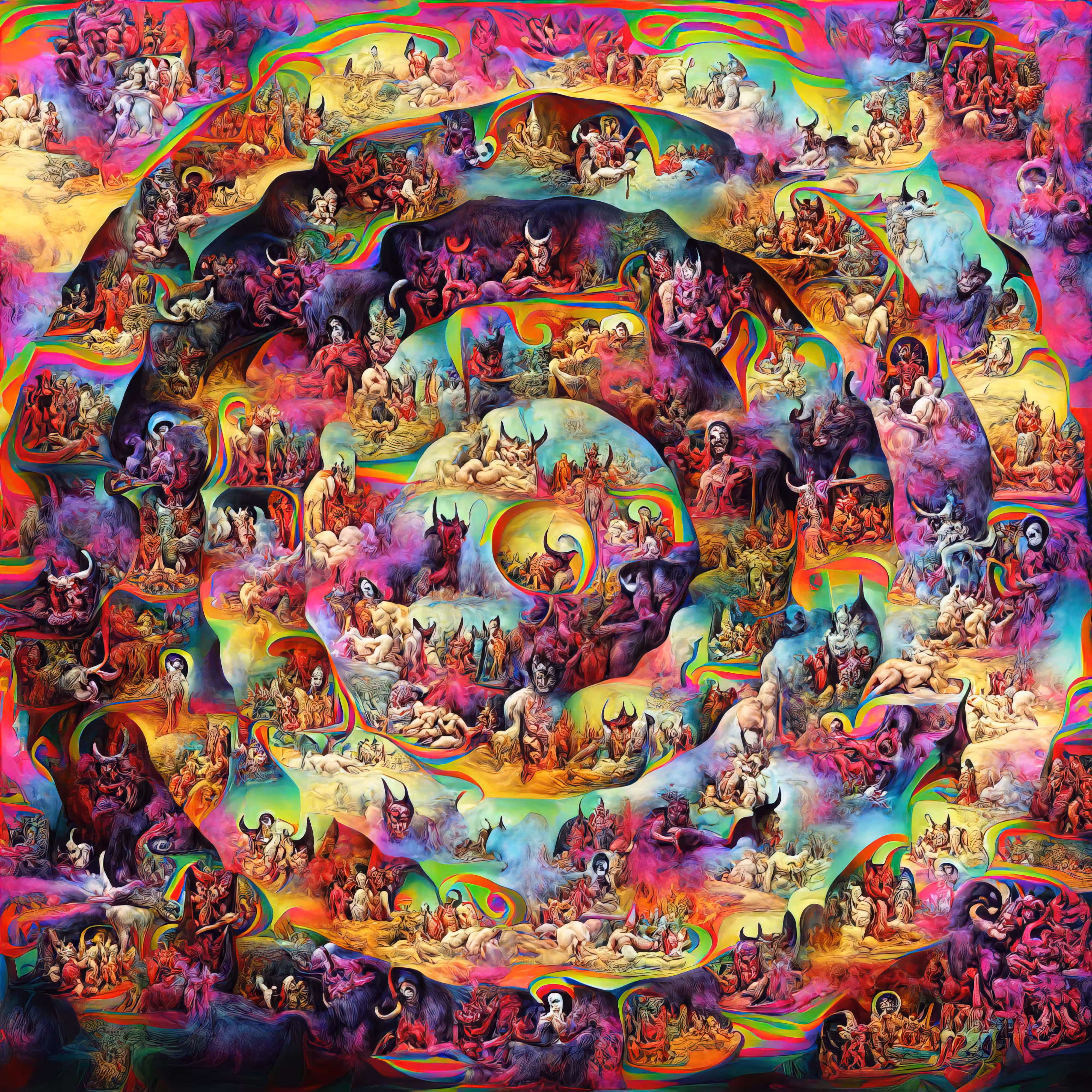 Psychedelic Tourism Postcard 04