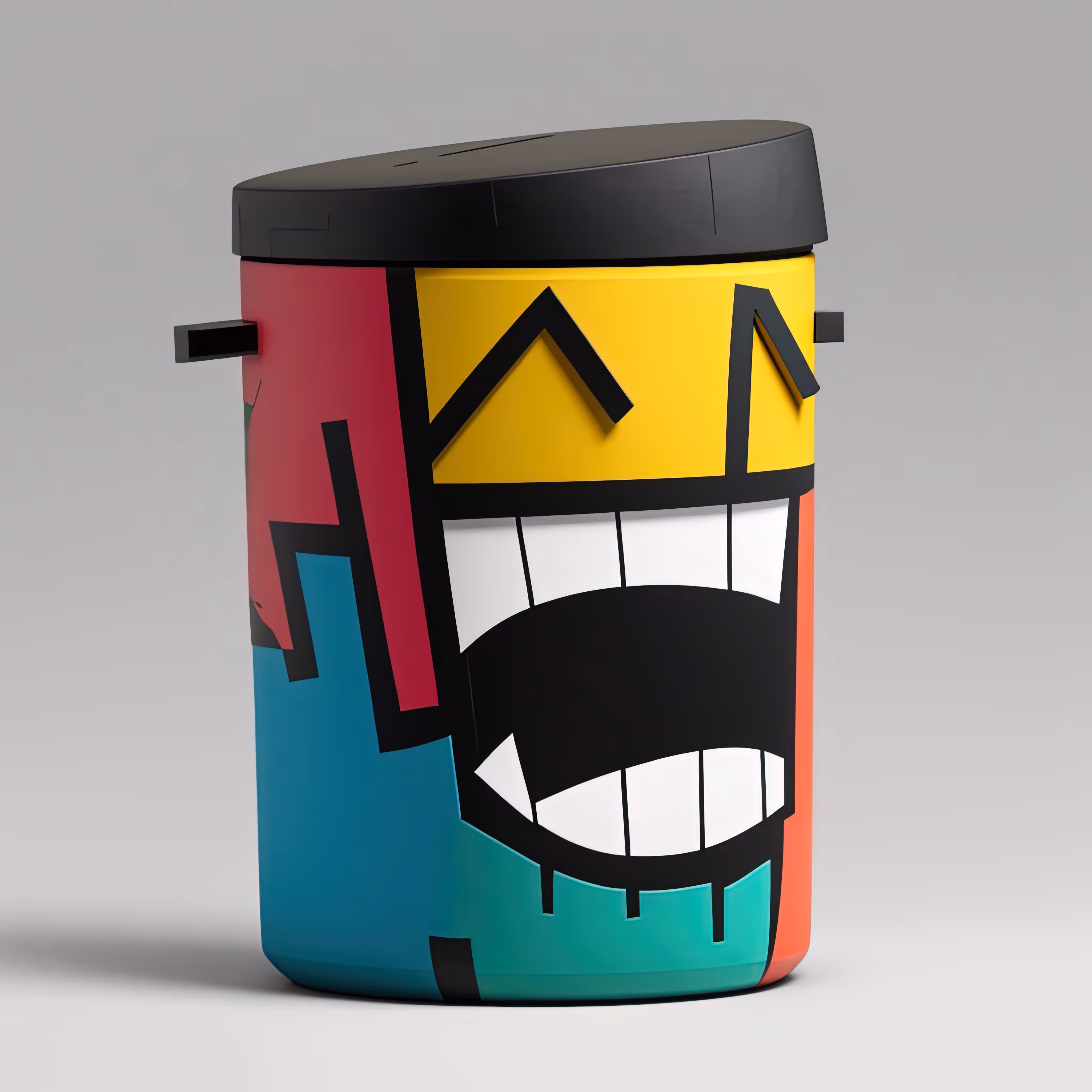 Trash Cans: Don't Litter, Smile!
