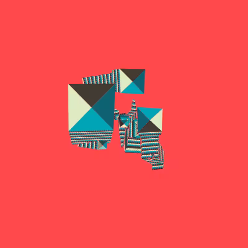 Living Squares Study II #17