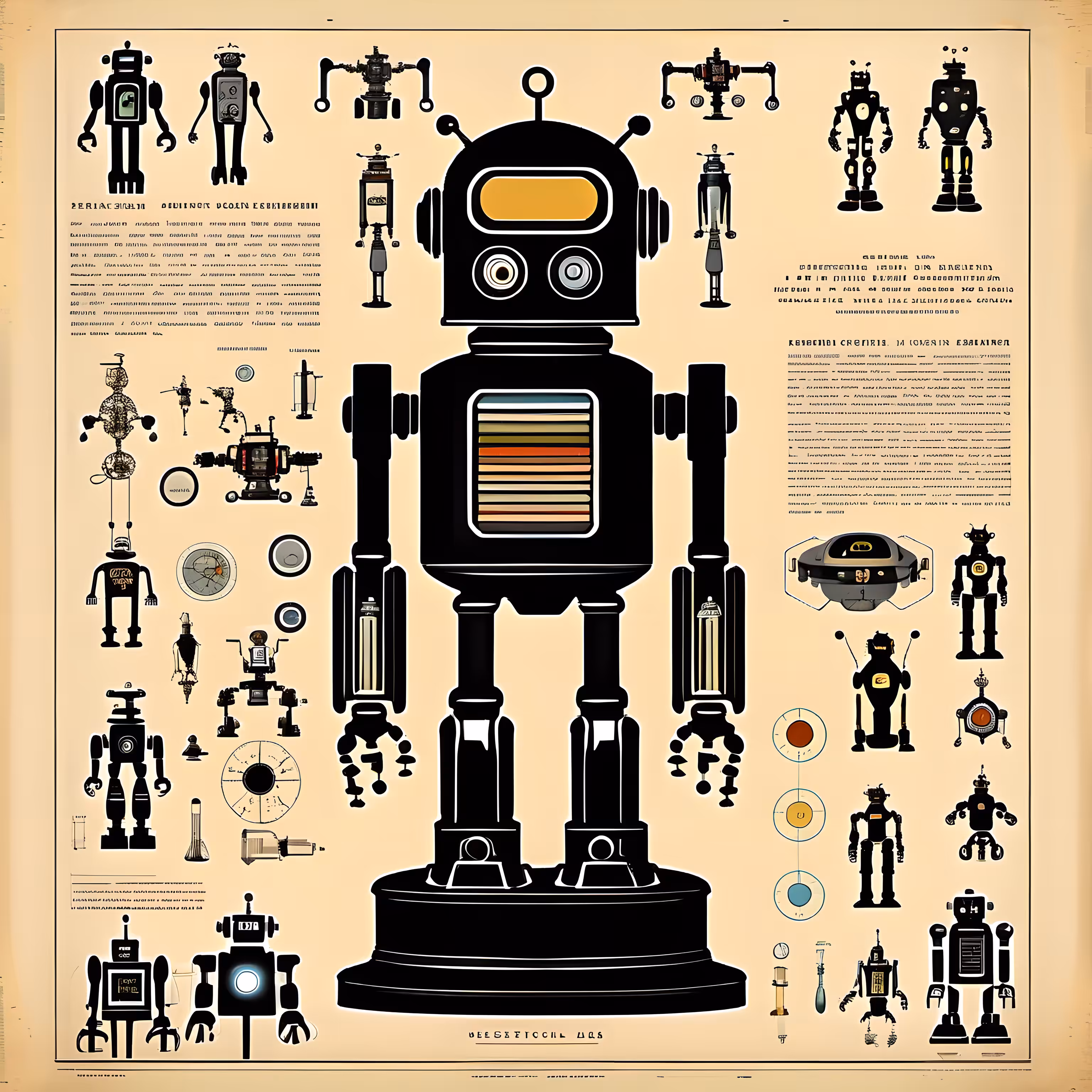 STUDIES ON ROBOTS - 20TH CENTURY #11