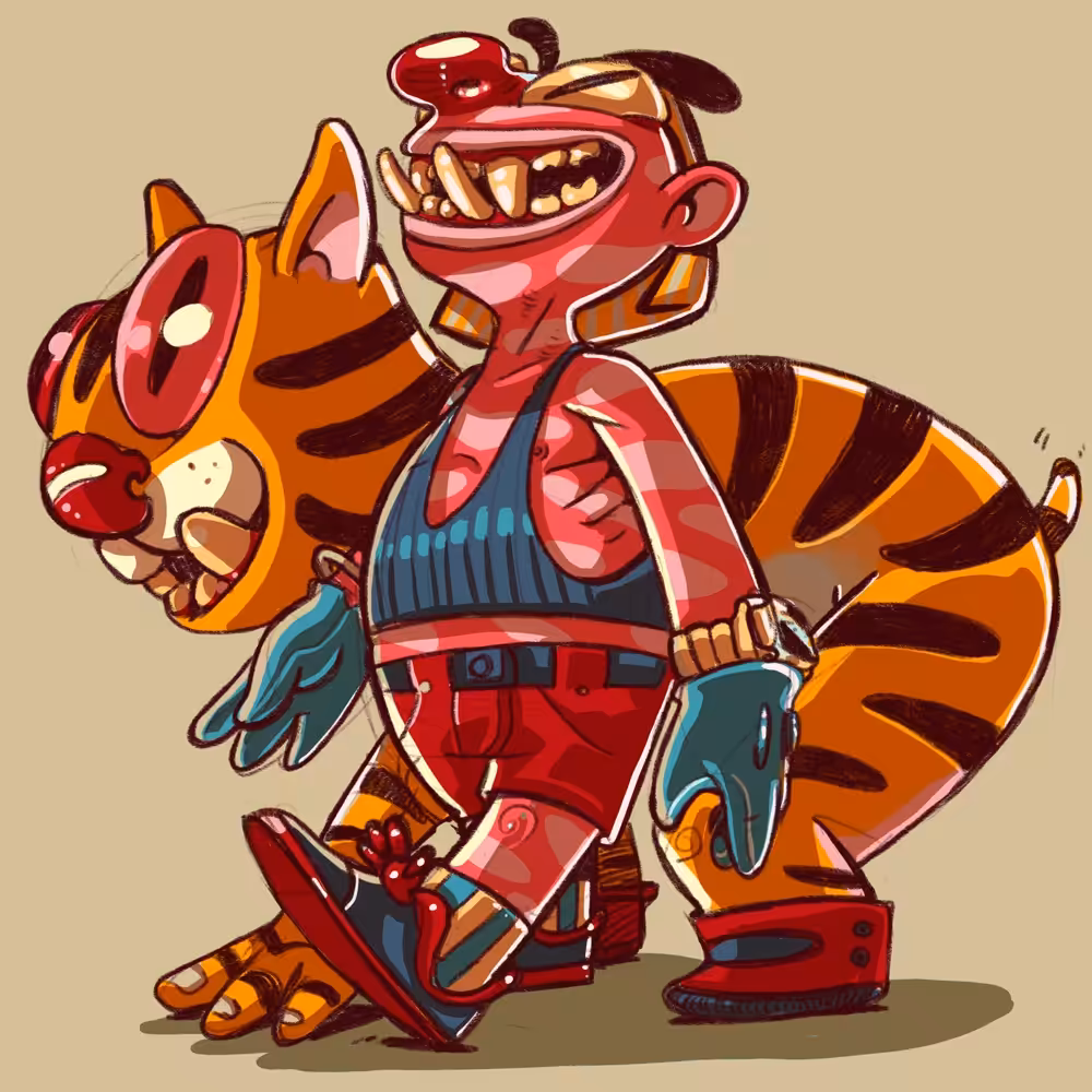 Strange Tiger and Mortadella Boy