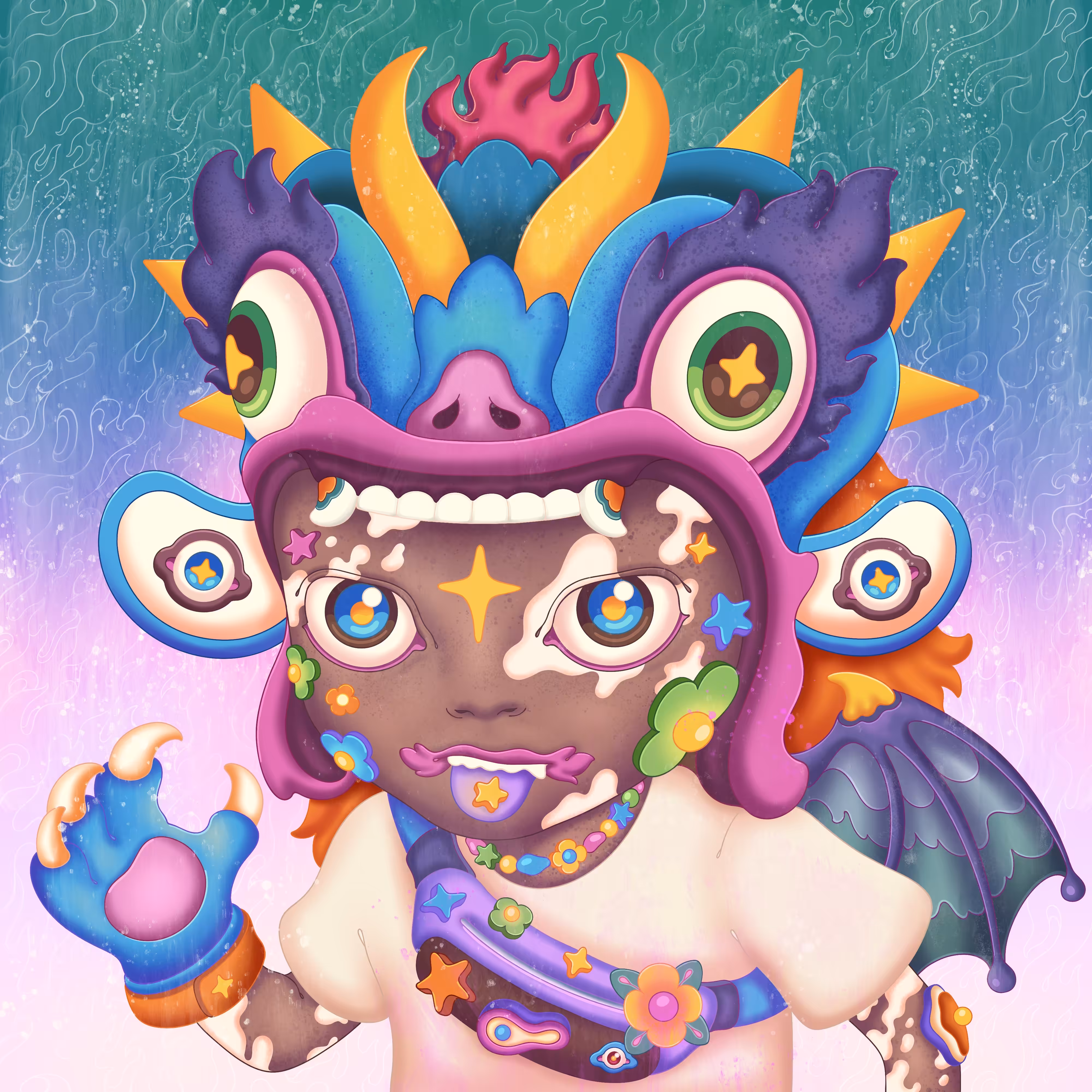 owangeboy and frens #121 - dragon claw by Degeha