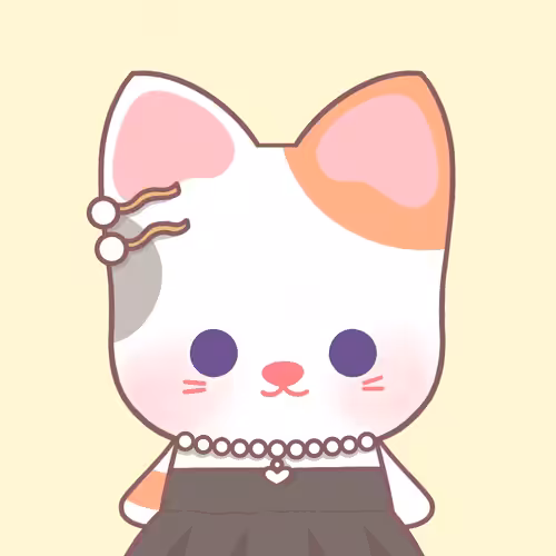 cream cat looks