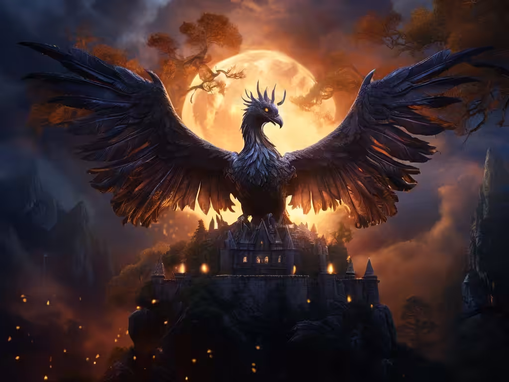 Rising from Ashes : The Phoenix and the Golden Moon