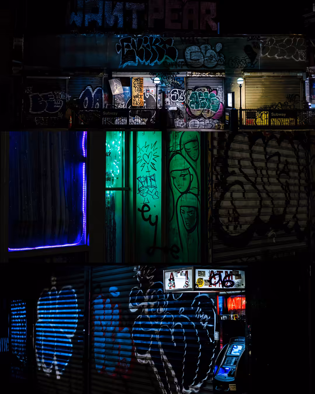 Fragment of Gotham #15. Night Graffiti