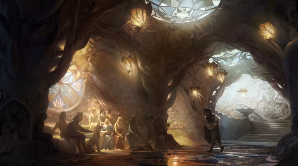 Daeron at the court of Menegroth