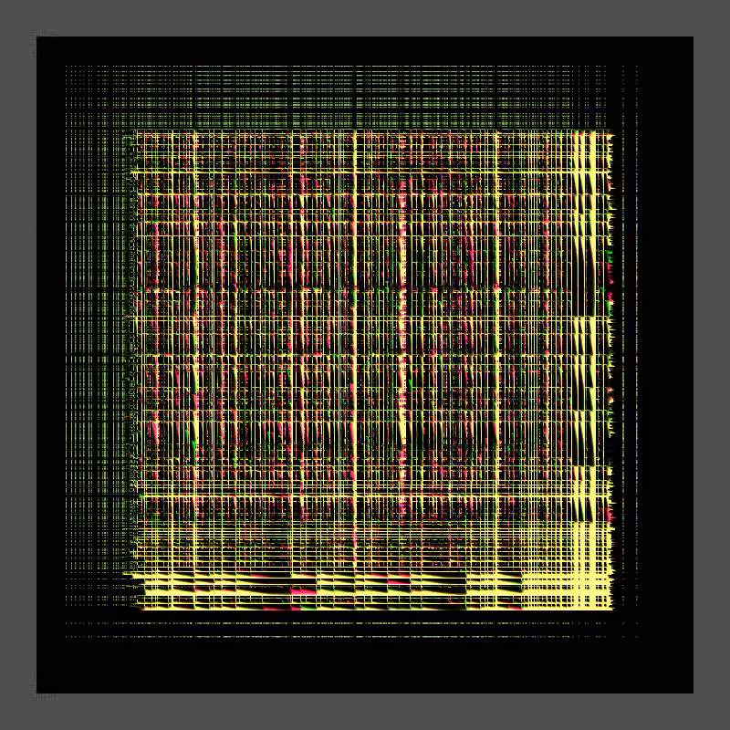Analog Grid Burn #2