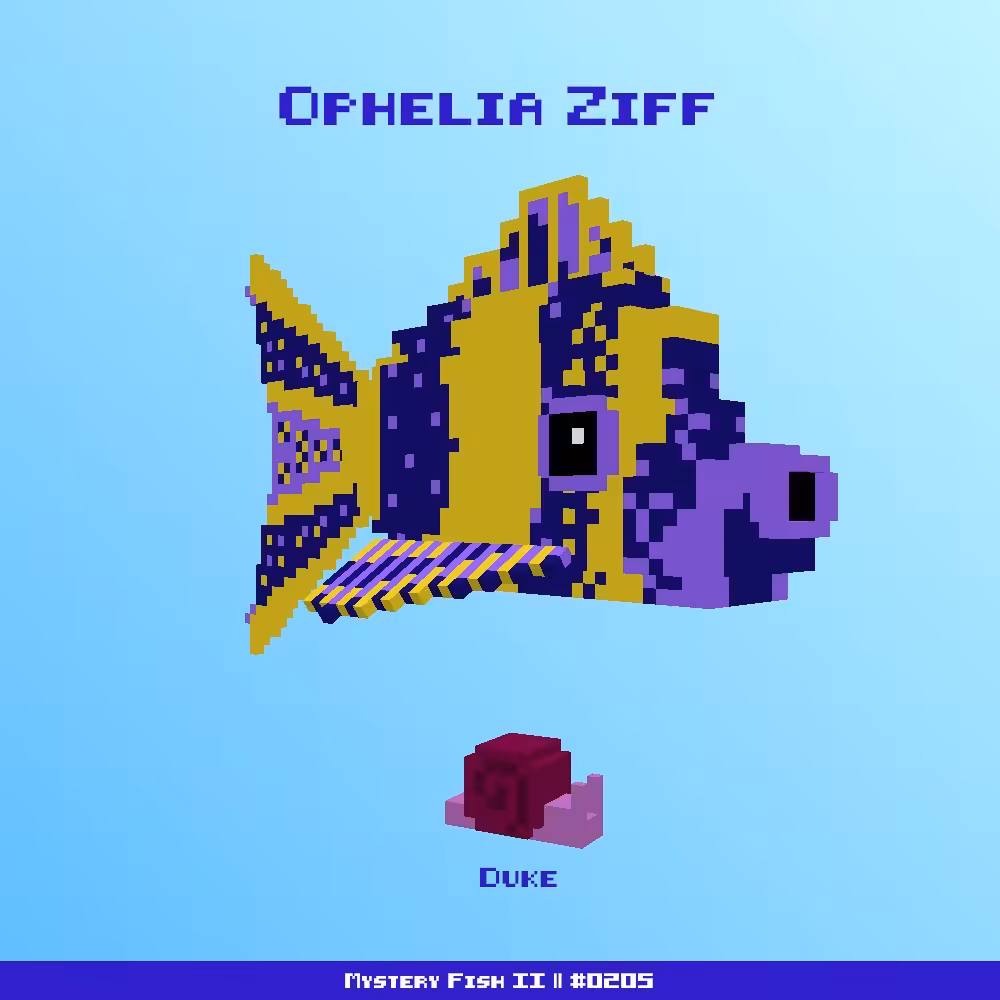 Ophelia Ziff :: Mystery Fish 0205/1000