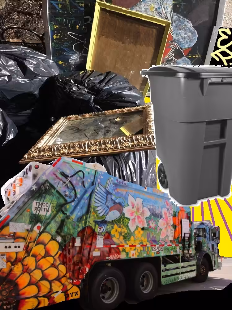 tRaSHaRt, LiTeRaLLy (Art + Poem) Deriv #5