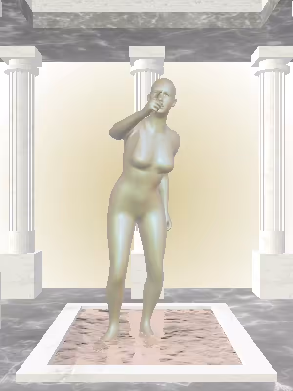 HeavenComputer: The Arguing Olive Rust Woman #7749