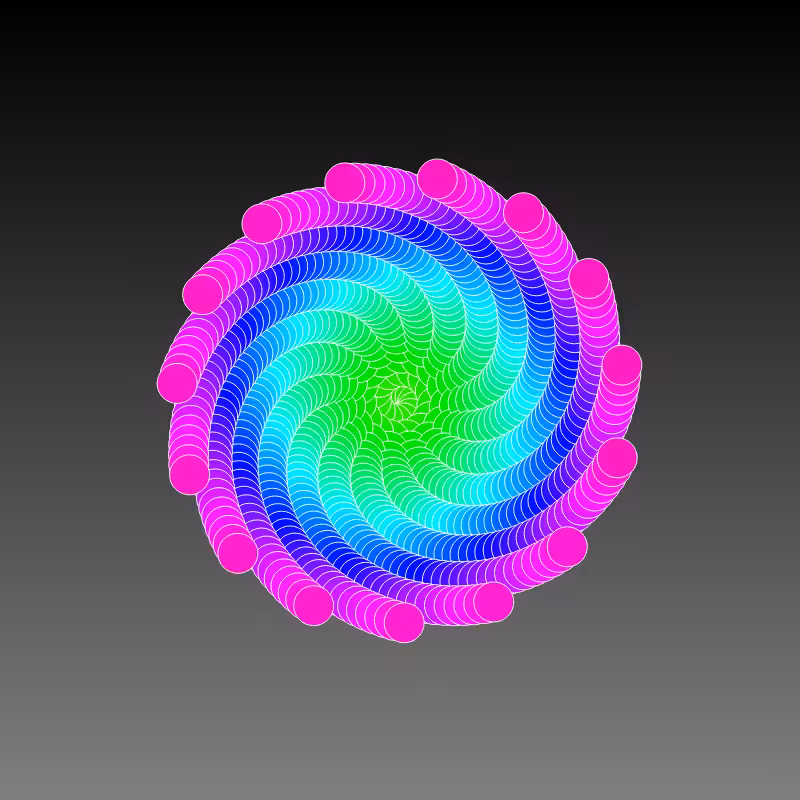 RAINBOW FLOWERS #70