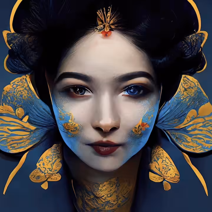 Sapphire Queen Geisha