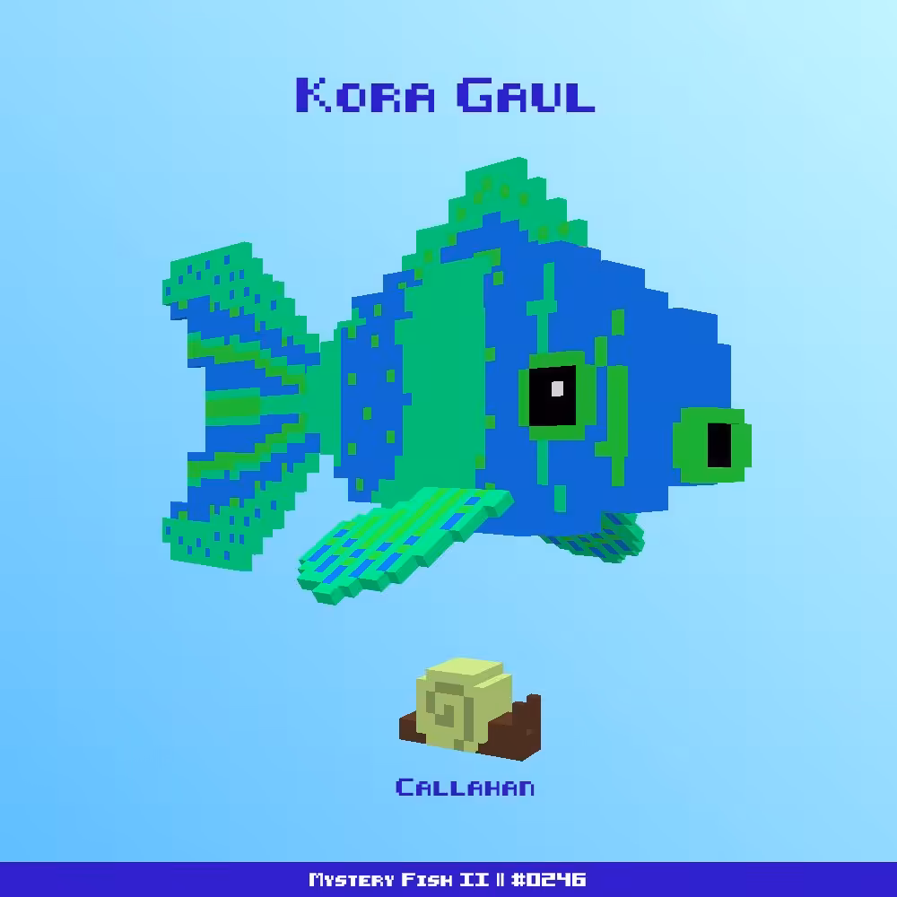 Kora Gaul :: Mystery Fish 0246/1000 