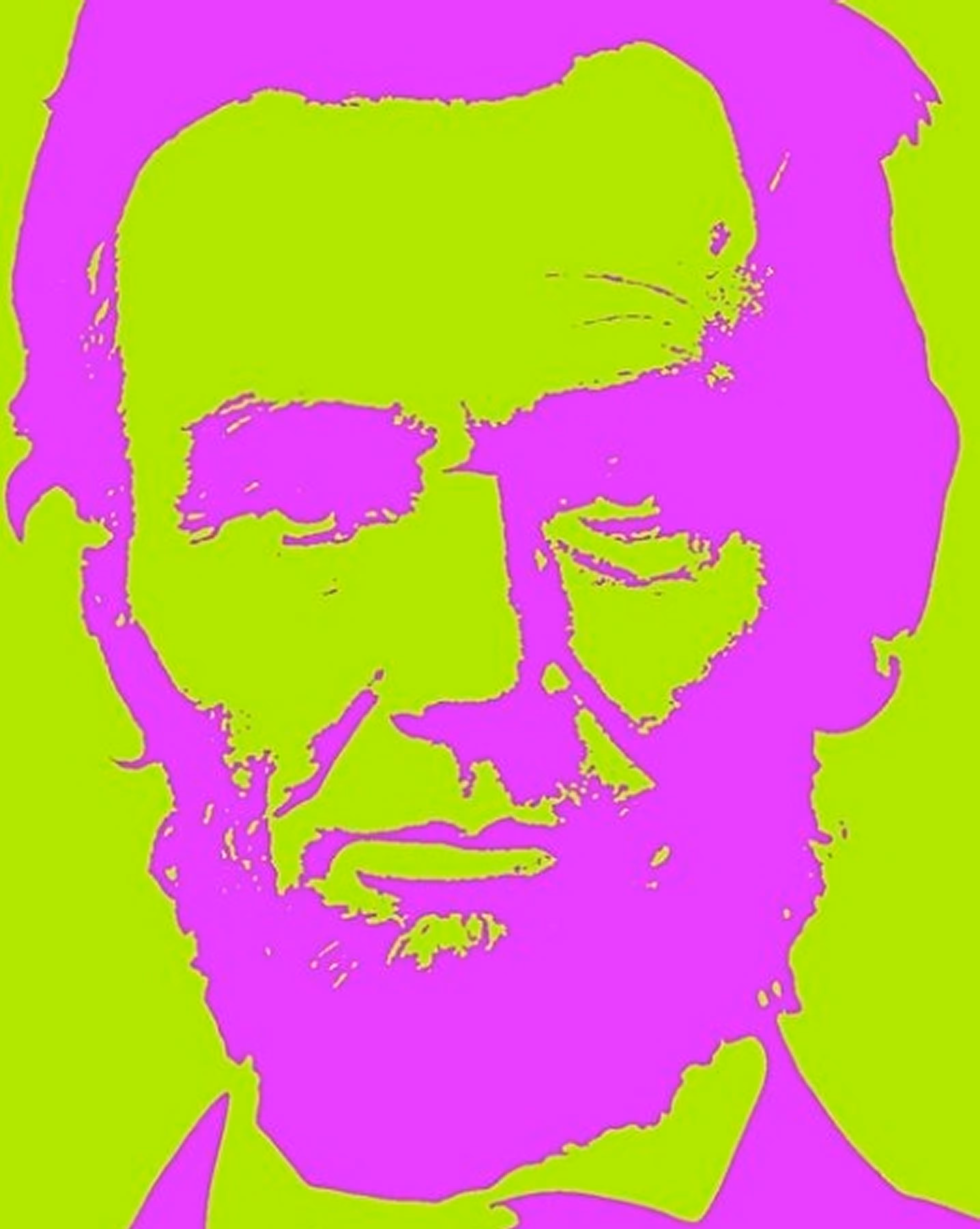 SOLLOG Popart Abe Lincoln NFT Limited Edition 100 Copies