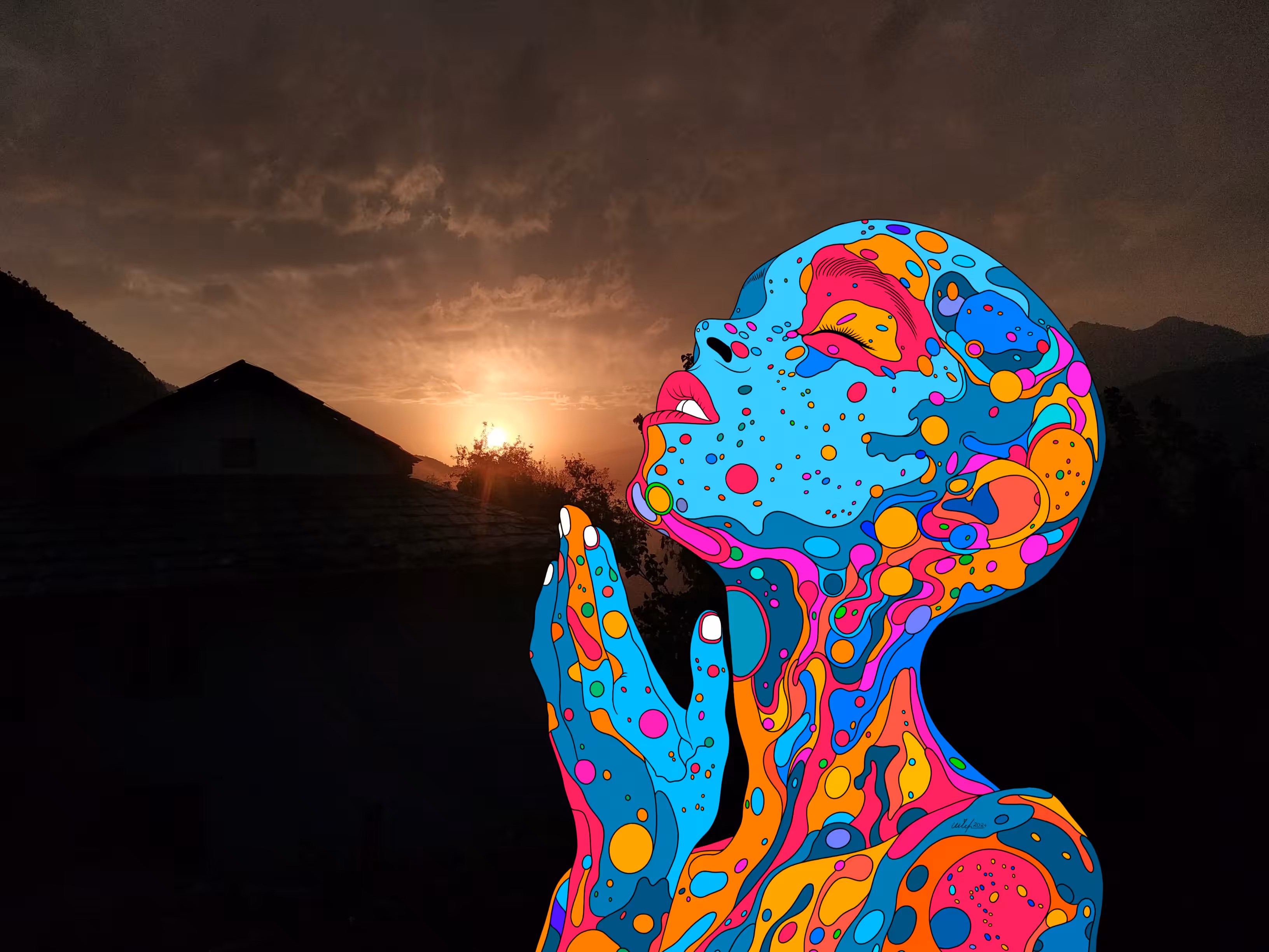 The Himalayan Sunset 