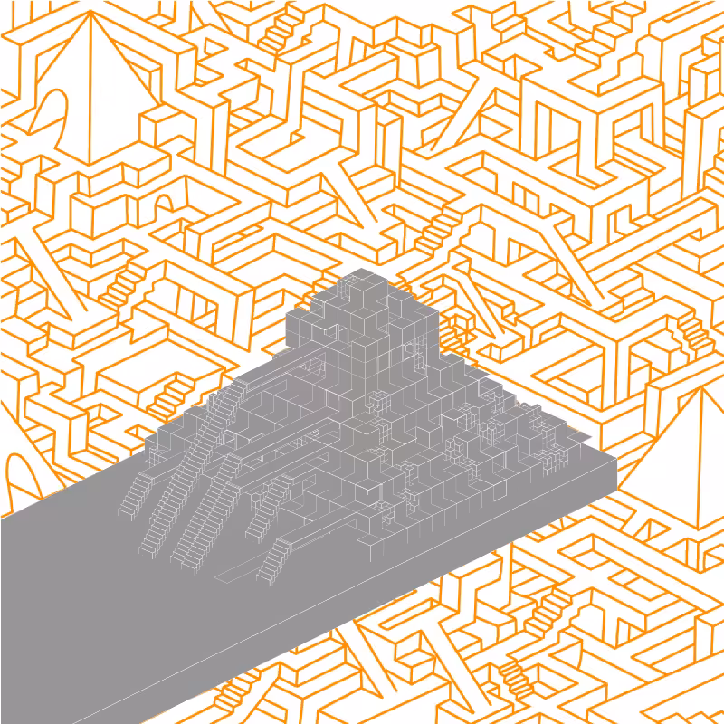 Daedalian Pyramids #125