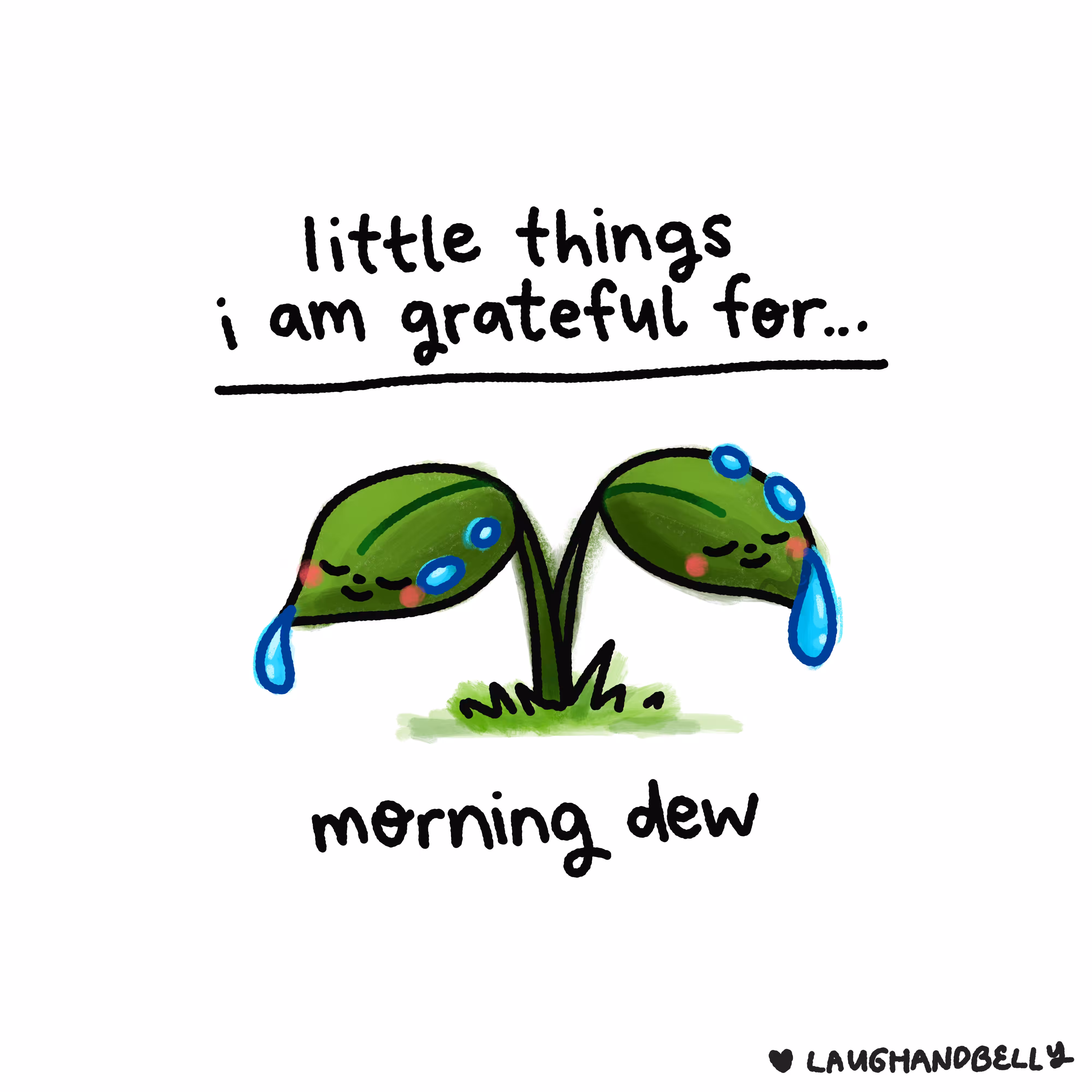 little things i am grateful for: Morning Dew