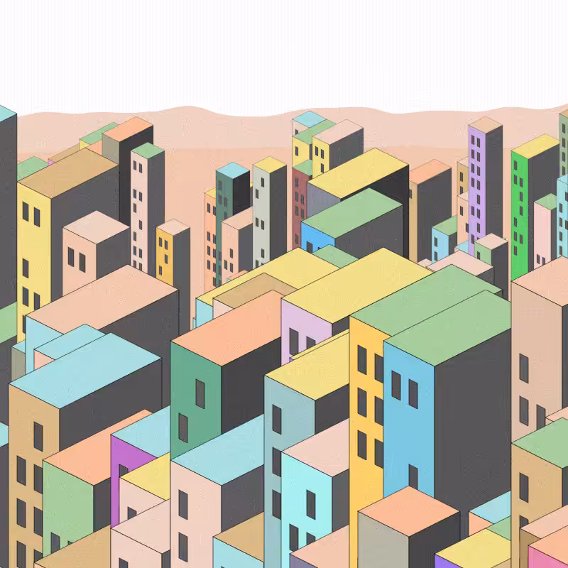 Coloured City #96