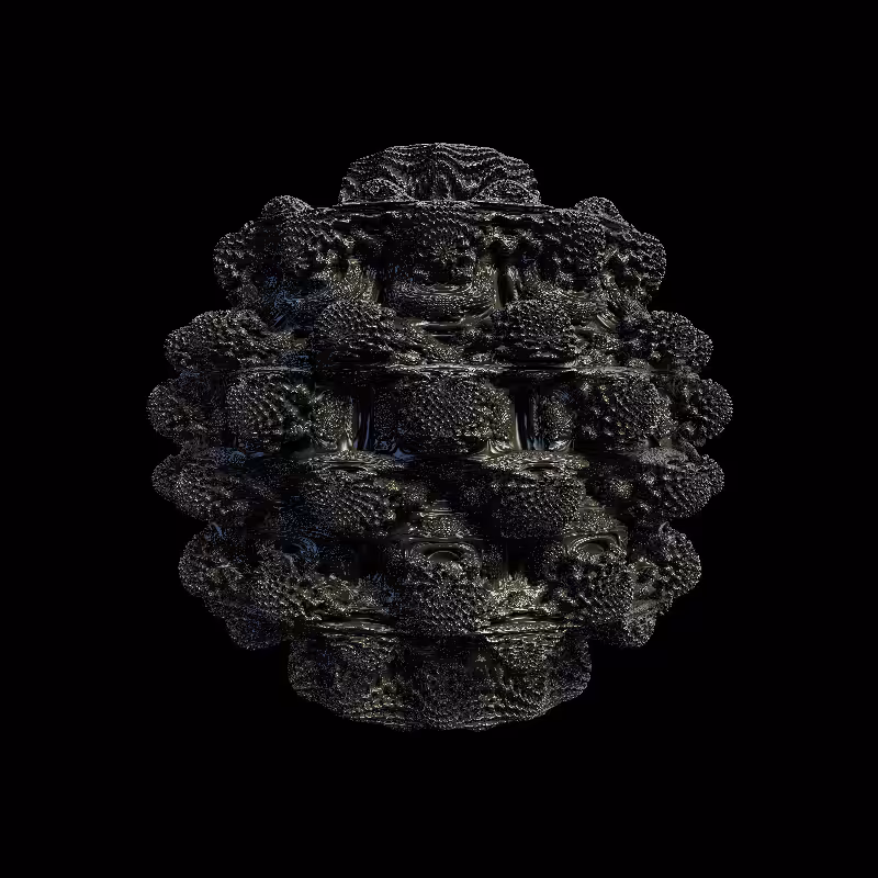 3D Form Symmetry V2 #5