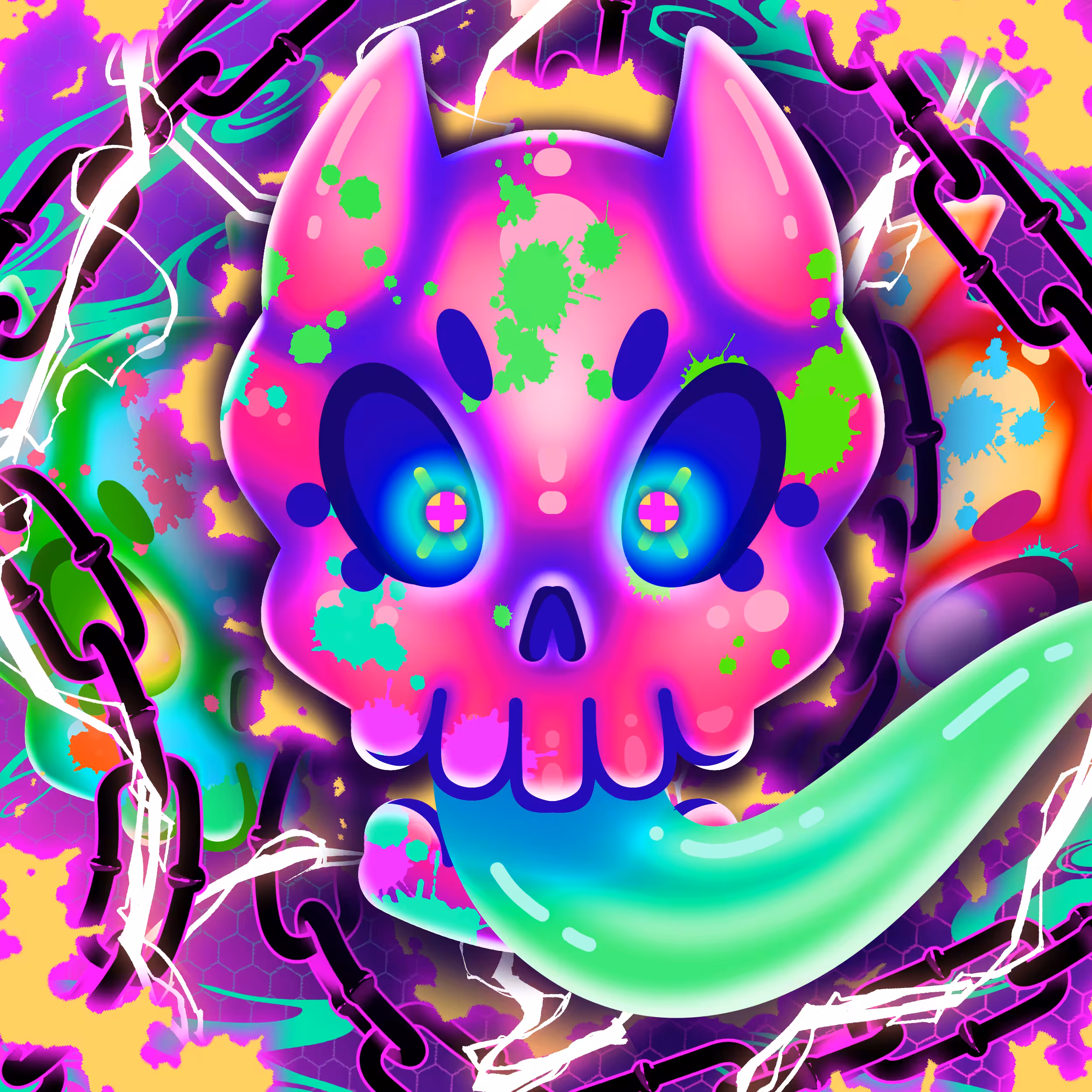 Cho's Demons: Paintball Skull V2 