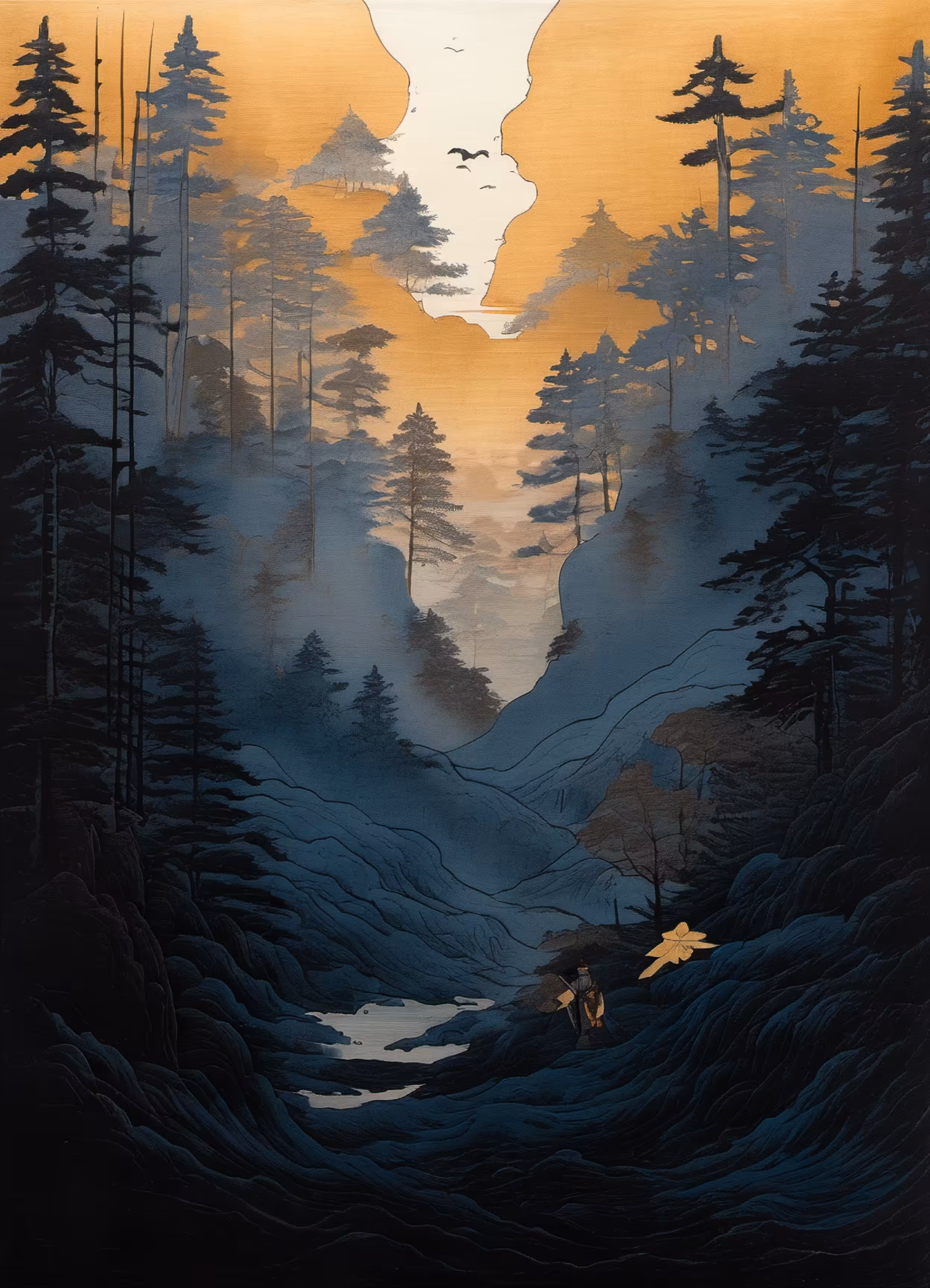 Woodblock Pixels #8