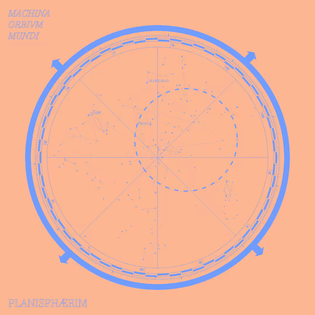 A Fictional Map Of Constellations #6
