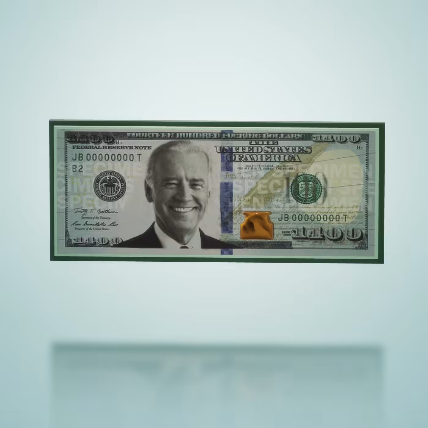 FOURTEEN HUNDRED FUCKING DOLLARS BITCHES - BETA GREEN 