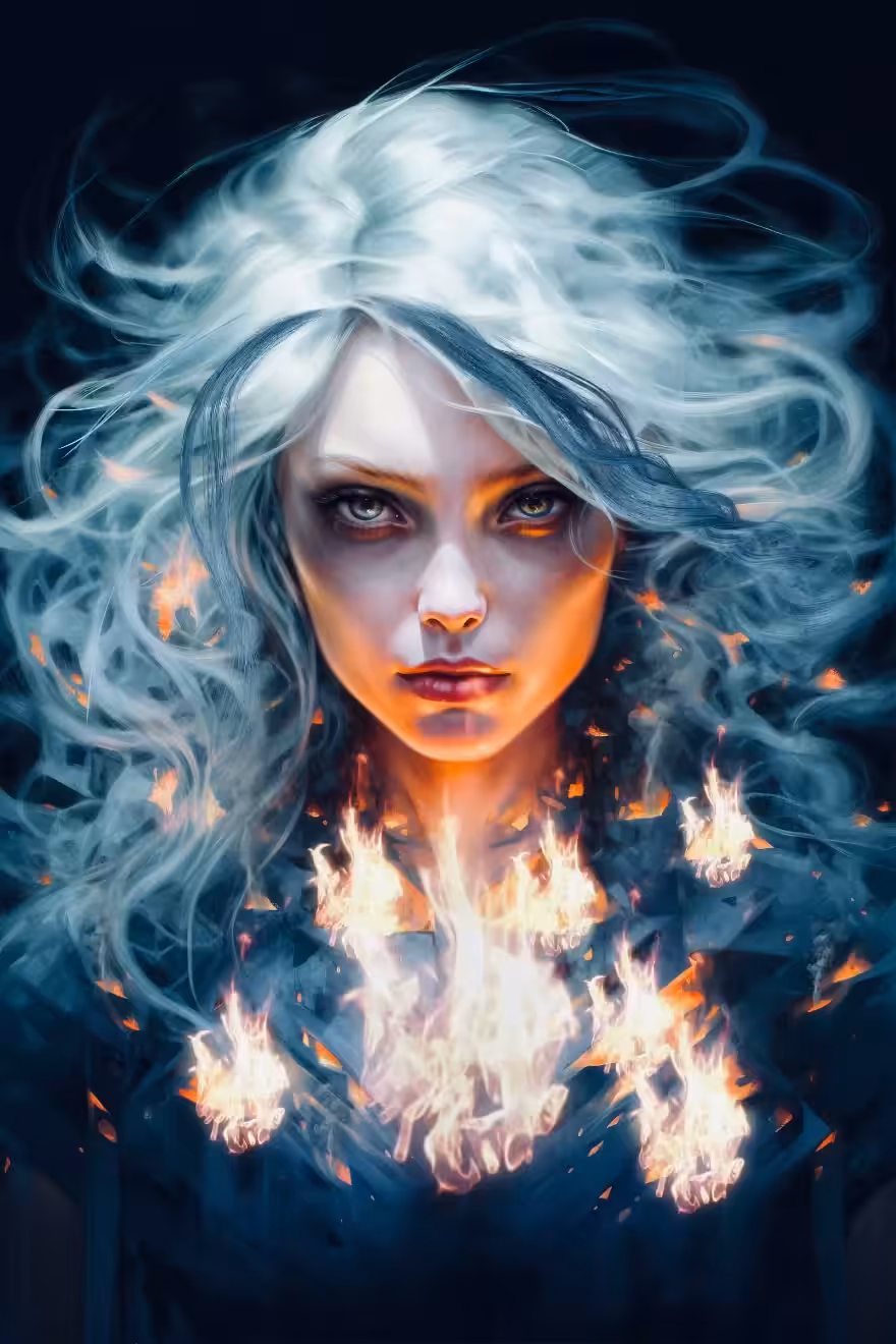 She’s on fire