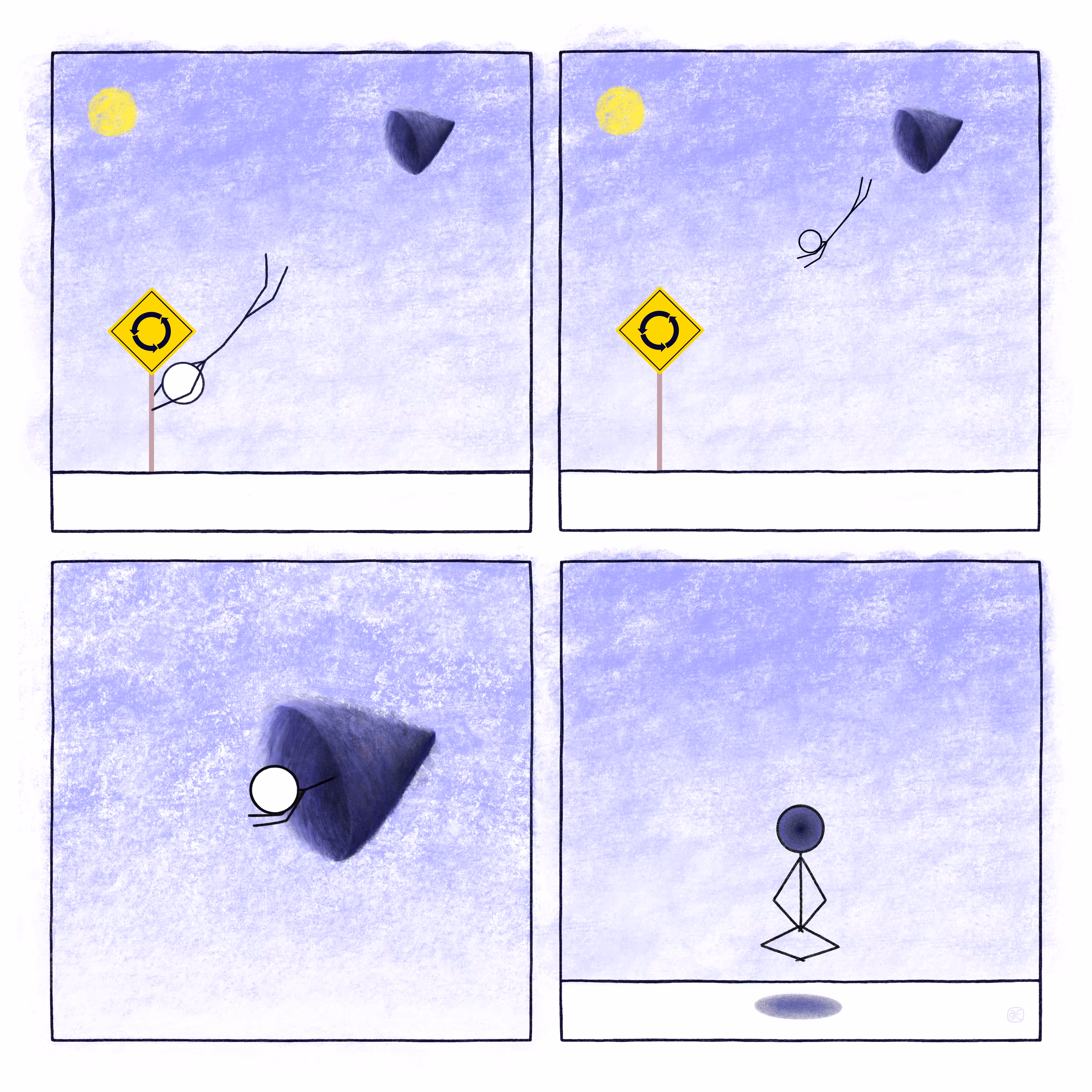 It was a sunny day when the void came to town