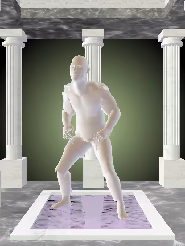 HeavenComputer: The Kicking Luminescent Beige Man #112