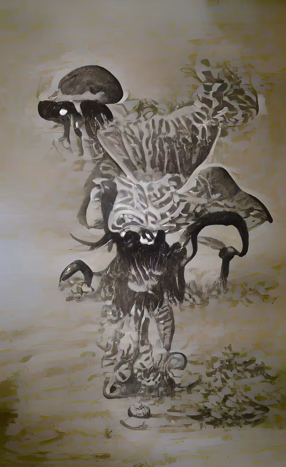 Visualizations Of An Abstract Mind: Mushroom Demon
